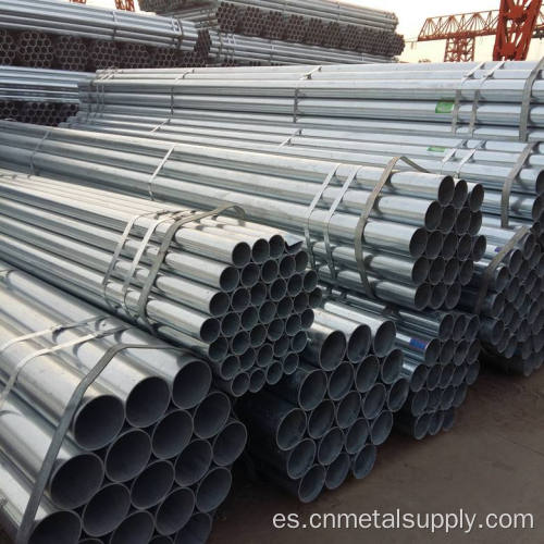 Tubería de acero galvanizado SS400 S235JR